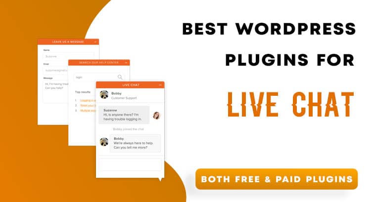 Best Live Chat plugins for WordPress