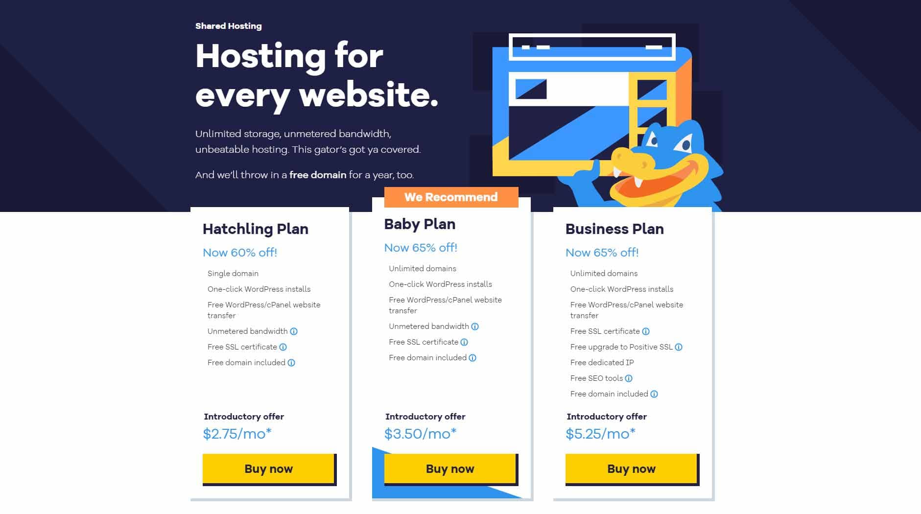 Hostgator web Hosting Review in India