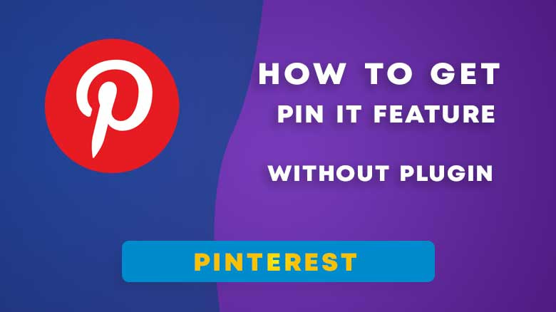 How to get Pin it Button in WordPress Images