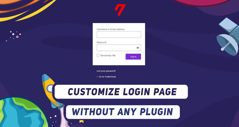 customize wp-login page without any plugin