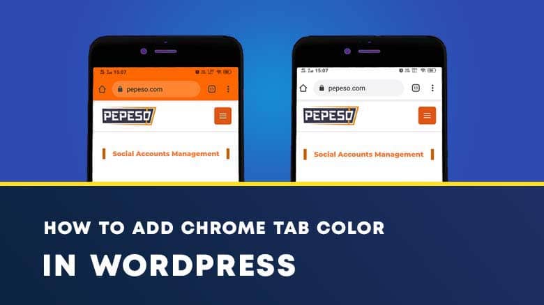 How to change Chrome Tab color